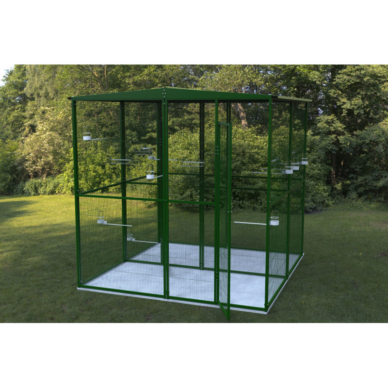 Aviaries for little birds 4 sqm garden aviary with door with