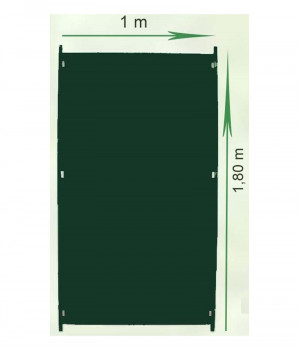 Panel chapa opaco 1,80 x 1m